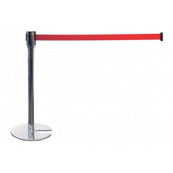 Band Queue barrier stand silver