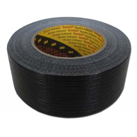 Industrial adhesive tape black