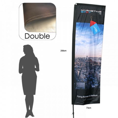 Flying Banner H Medium double-sided 2.9m