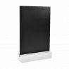 Table chalkboard display wood/chalkboard white wood A5