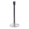 Transport trolley for Queue Barrier with band (12x Stand Silver)