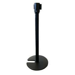 Transport trolley for Queue Barrier with band (12x Stand black)