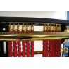 Transport trolley for Queue Barrier with cord (12x Stand Gold, 12x cords)