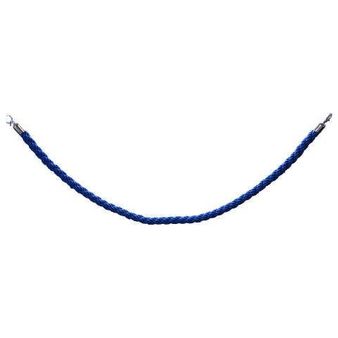 Rope blue for queue barrier